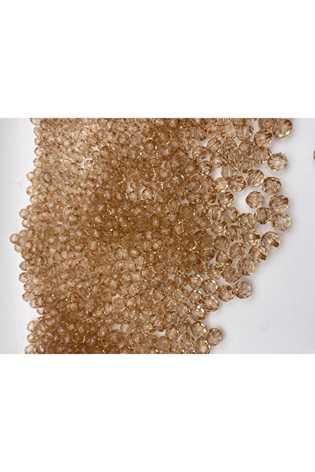 100gr 10mm Mink / Light Brown Honeycomb Model Acrylic Beads, Jewelry, Bag Making Beads (100gr,~210 Pieces)