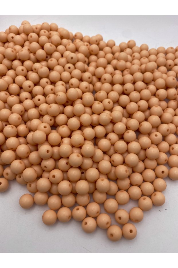 100gr Opaque Round Salmon / Coral Color 10mm Ball Model Acrylic Beads,Bag Beads (~ 175 pcs)
