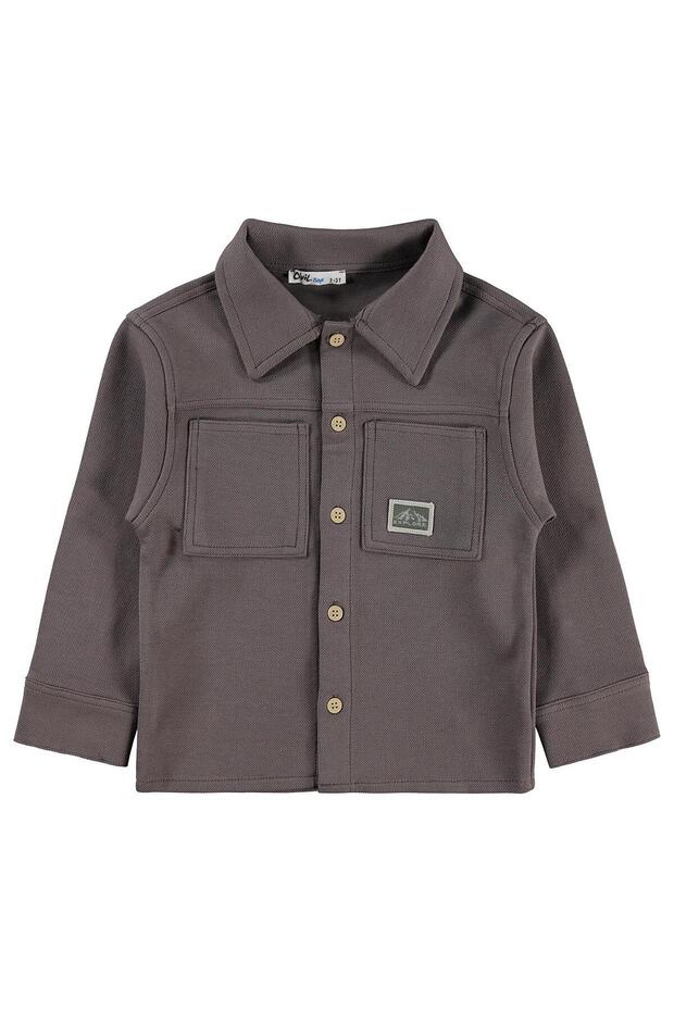 Basic Shirt for Ages 2-5 - Brown