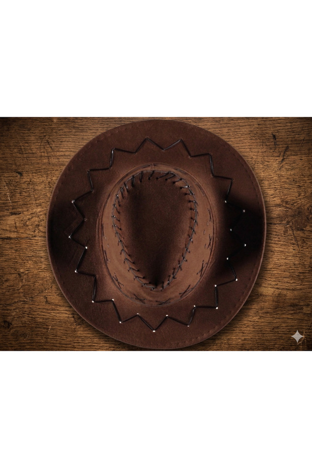 Cowboy Hat for Children (Brown) (Size, 55 cm) (Ages 3-8)