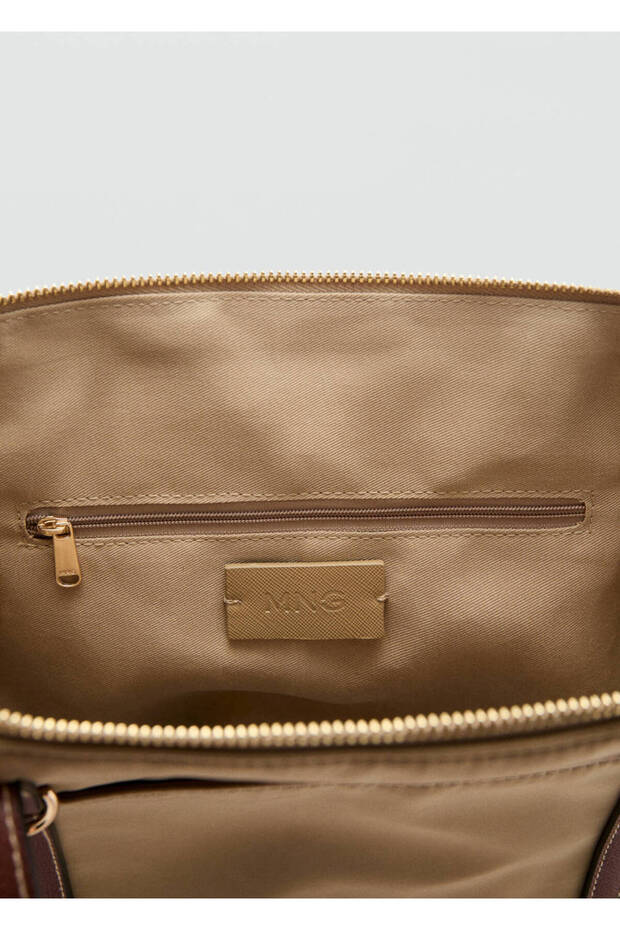 Çift saplı shopper çanta - 4