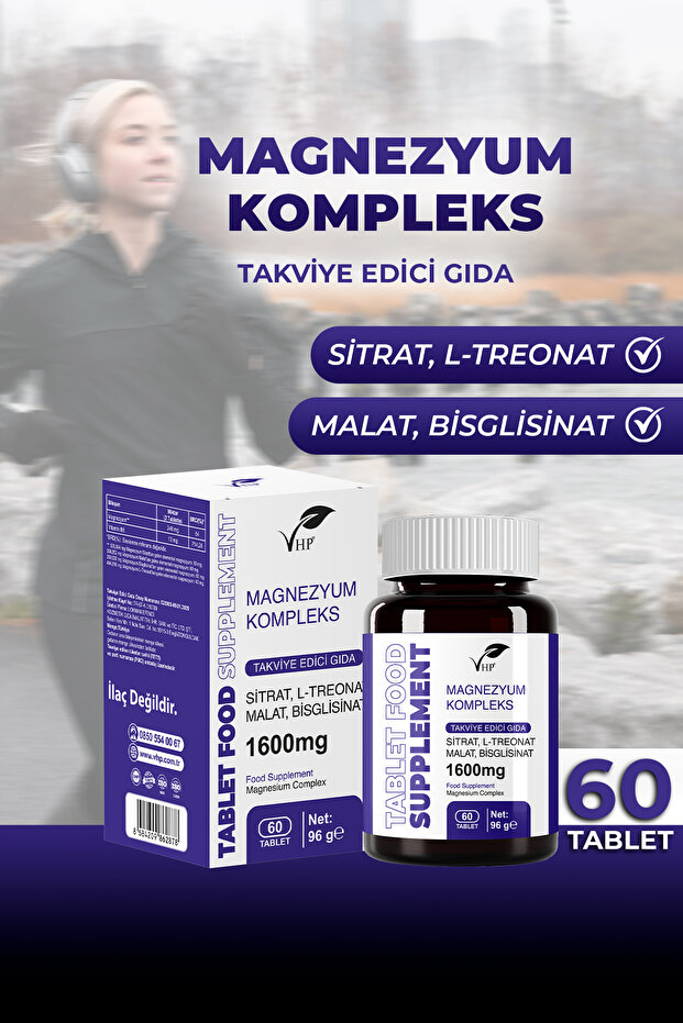 MAGNEZYUM KOMPLEKS 60 TABLET