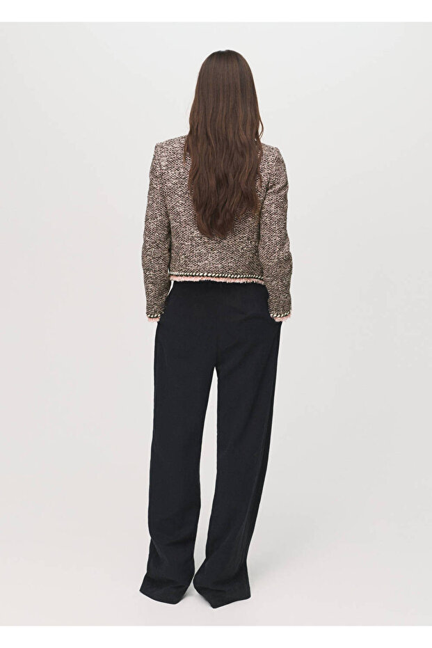 Tweed jacket with pockets - 4