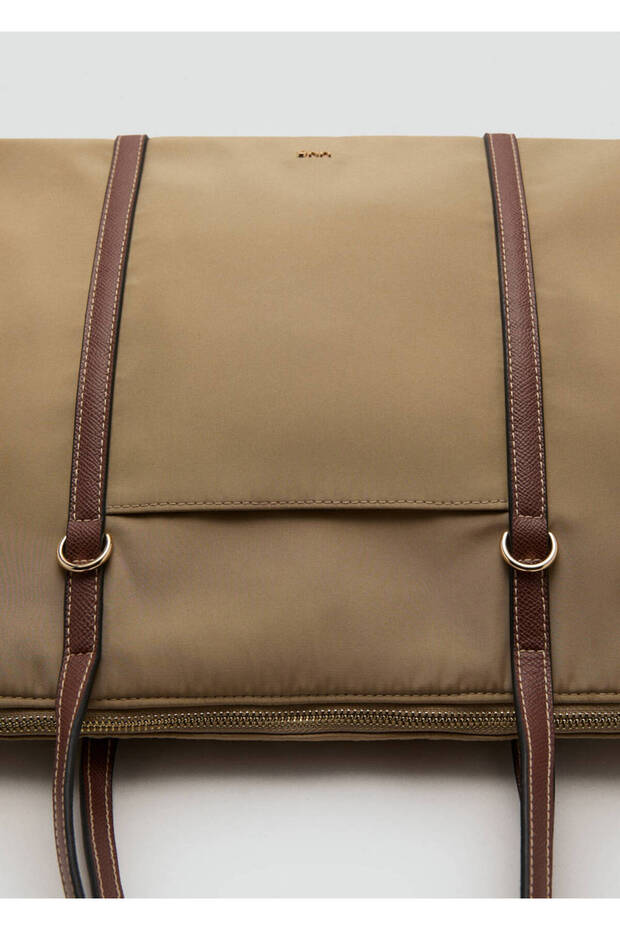 Çift saplı shopper çanta - 3