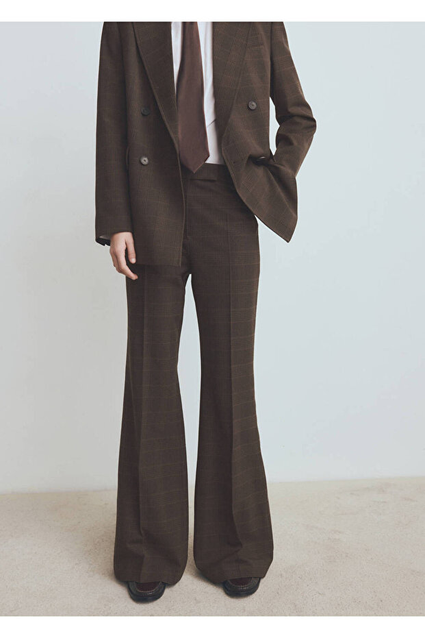 Checkered Suit Pants