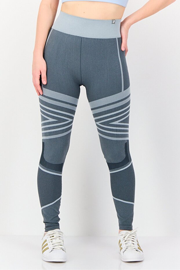 Women Sportswear Fit Pull On Training Leggings, Grey