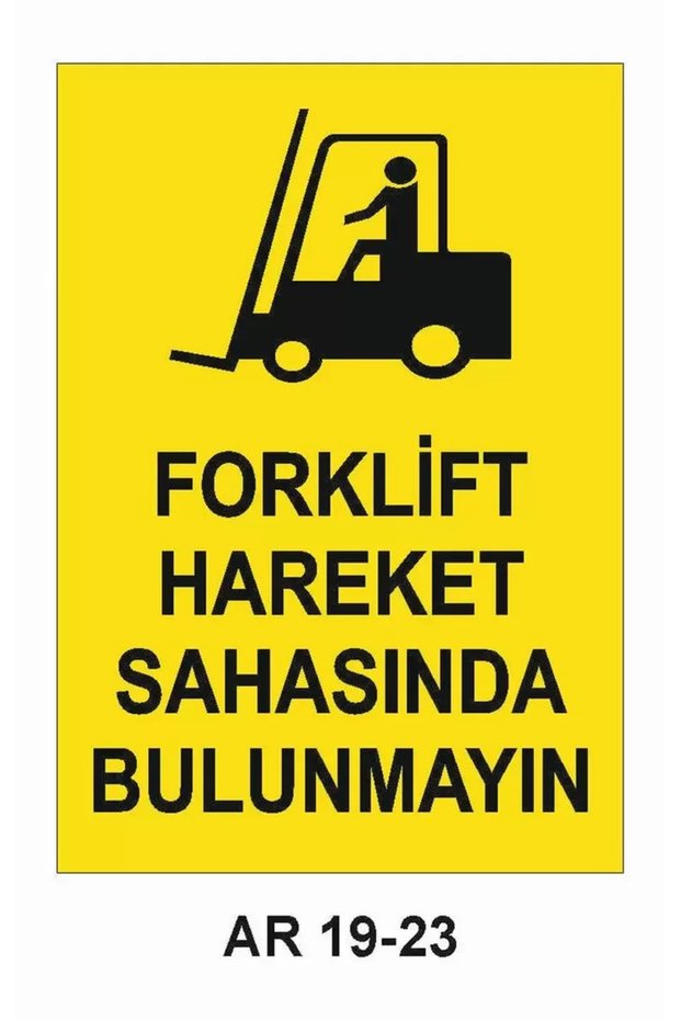 Work Safety Warning Sign 1 Piece Pvc 21 X 29cm