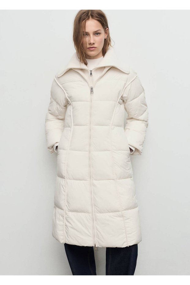 Dokuma kumaş kapitone anorak