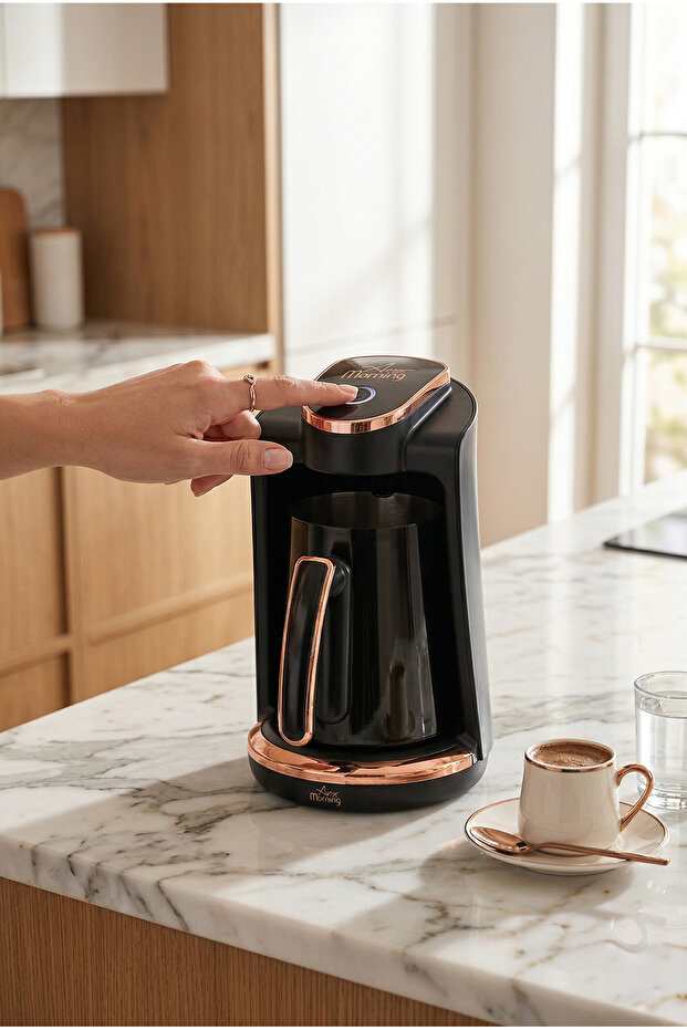 Lı23201s Türkische Kaffeemaschine mit Stahl-Kaffeekanne - 2
