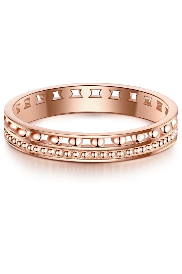 Modeschmuckring Ring roségold - 1
