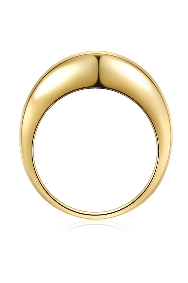Silberring Ring Sterling Silber bicolor - 2