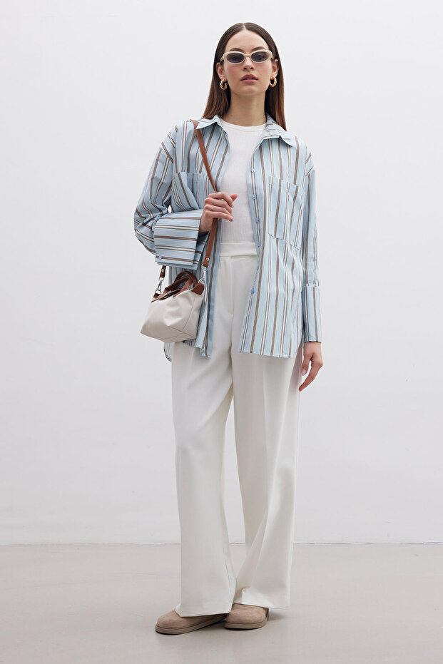 MARİ SMALL SHOPPER ÇANTA BEJ - 2