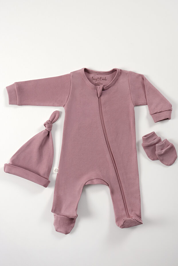 Ben Nevis Newborn Organic Mini Baby Set - 3 Pieces | Newborn Mini Set 0-3 Months 100% Cotton