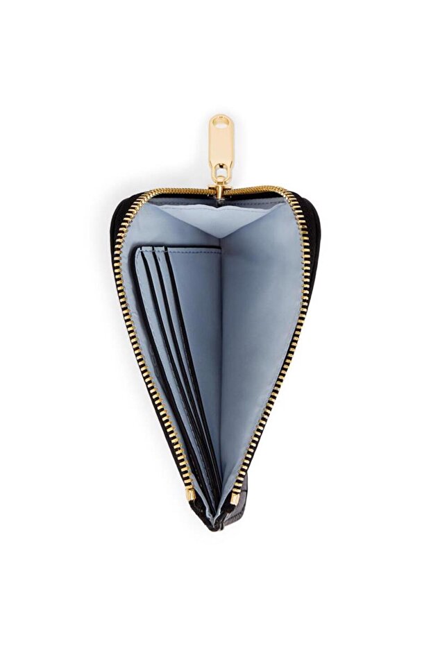 Card Case Zipped Pebbled Leather - 1