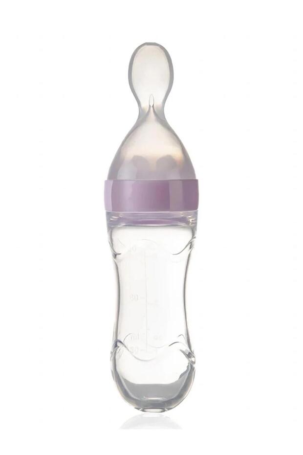 Squeeze Feeding Spoon - Pink