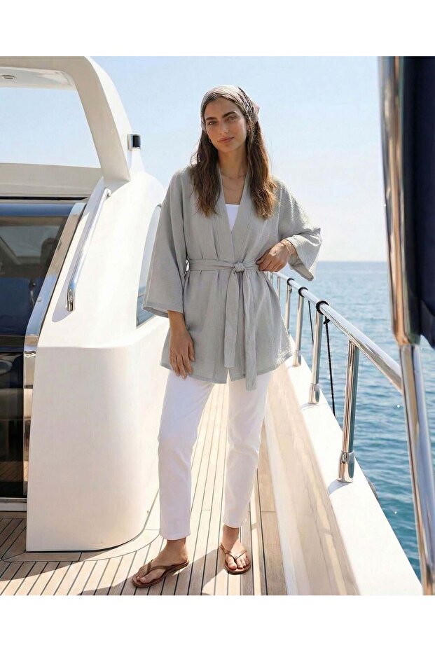 Women's Belted Kimono