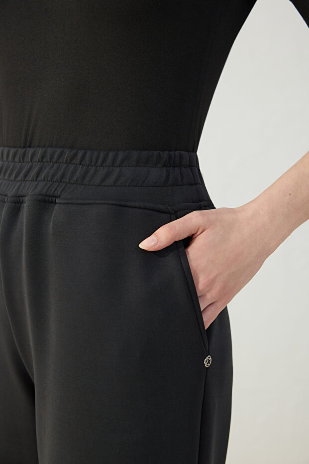 Black Modal Trousers - 6
