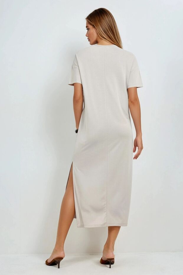 BUSEM Rochie midi BUSEM lejeră cu slit - 3