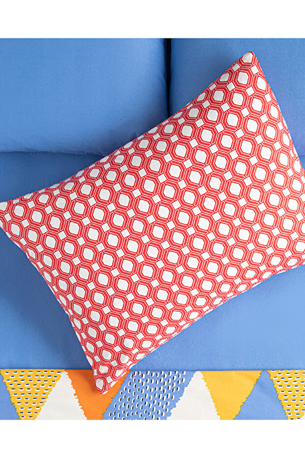 Delilah Cotton Single Pillow Case 50x70 cm Red