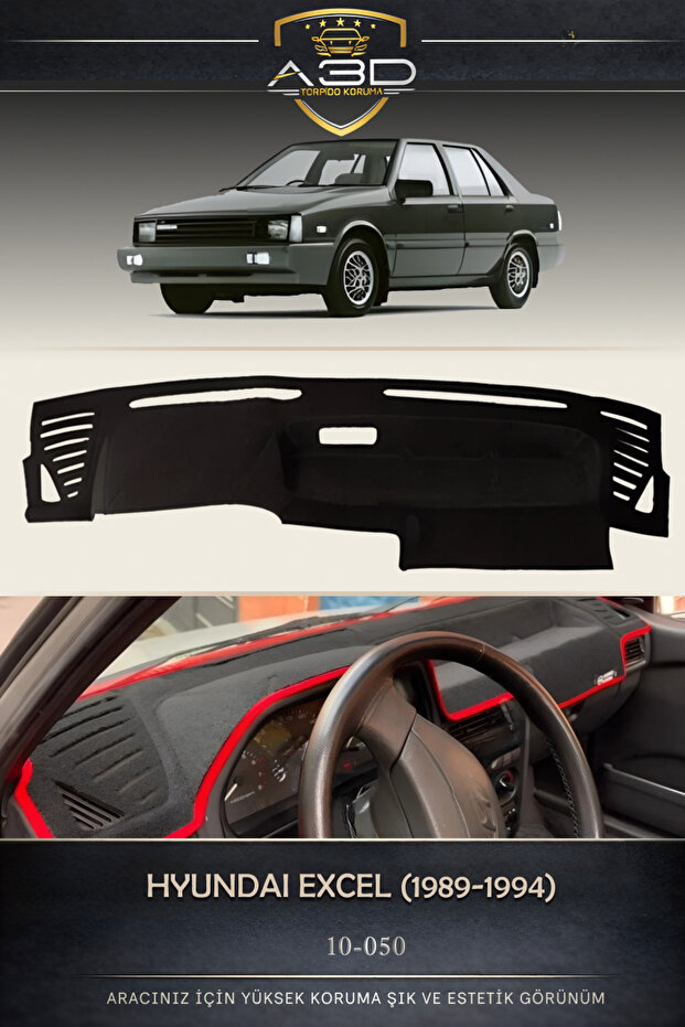 Hyundai Excel (1988-1994) Front Panel Dashboard Protection Protective Cover Mat
