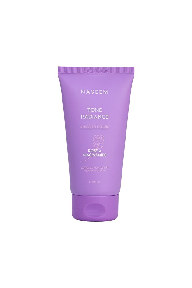 Rose & Niacinamide Shower Scrub for Men & Women – 150ml