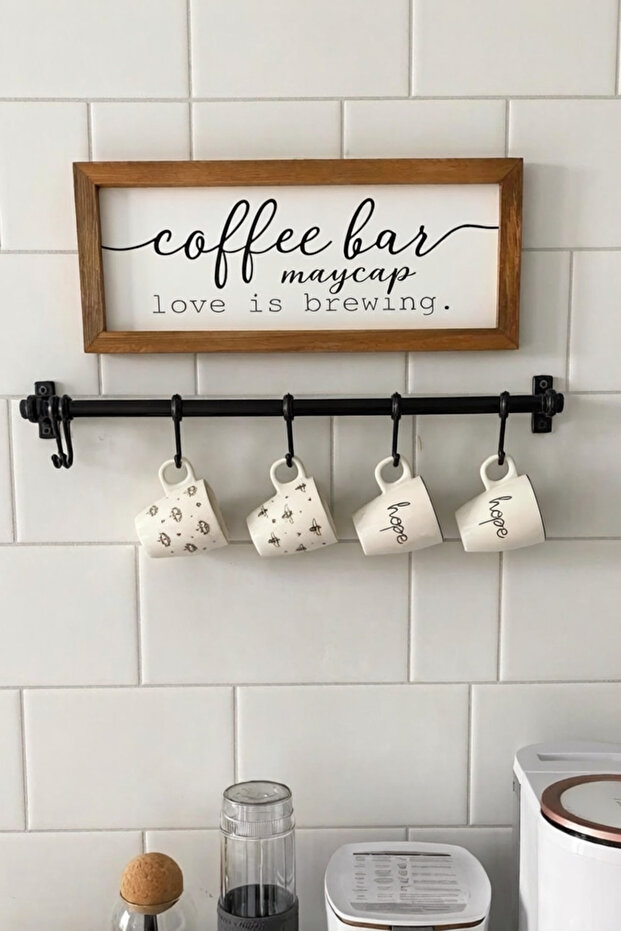 Black Metal Kitchen Bathroom Hanger Multipurpose Hanger Wrought Iron Metal Hanger Fintorp Model
