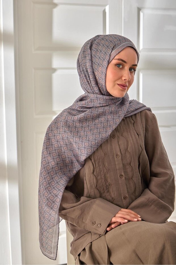 100% Voile Silk Shawl 441003-07