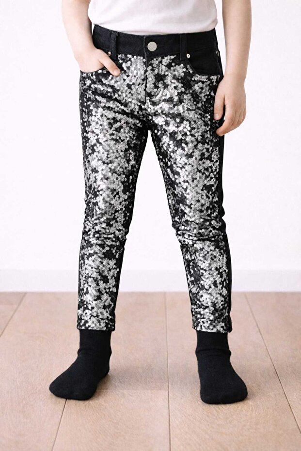 Adjustable Waist, Embroidered Baby & Kids Denim Pants, Suitable for April 23Rd and Performances