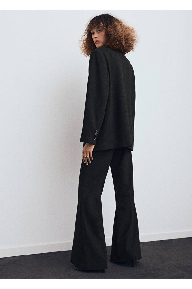Blazer Jacket with Pockets - 4
