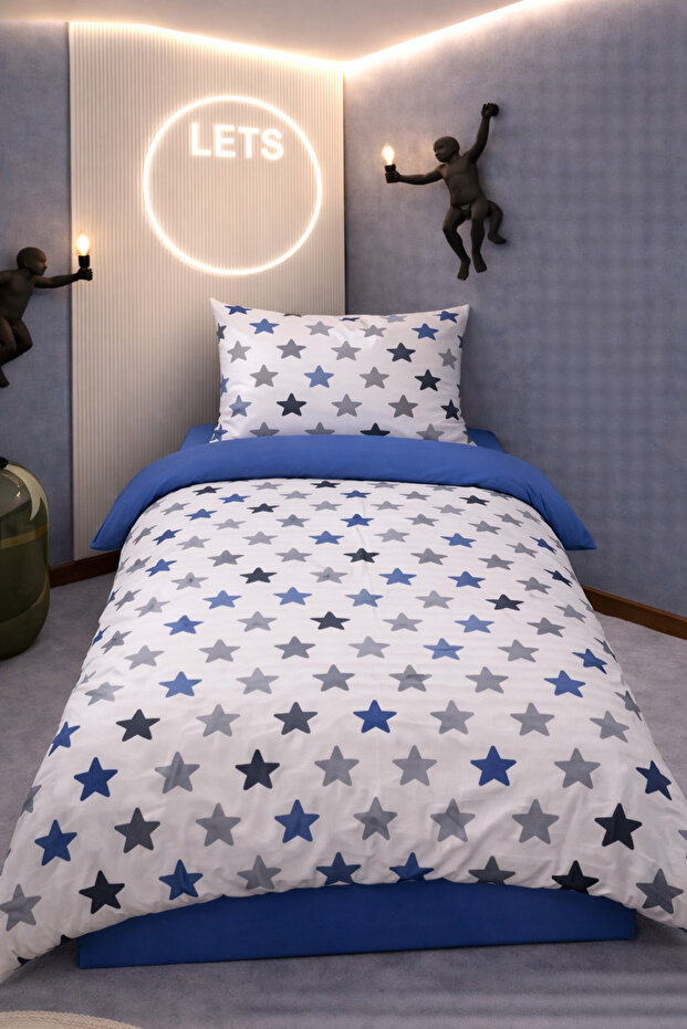 Single Patterned Duvet Cover Set | Cotton | Sheetless Set |