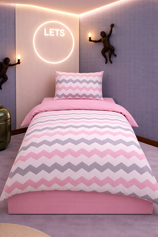 Single Patterned Duvet Cover Set |   Cotton |   Sheetless Set |