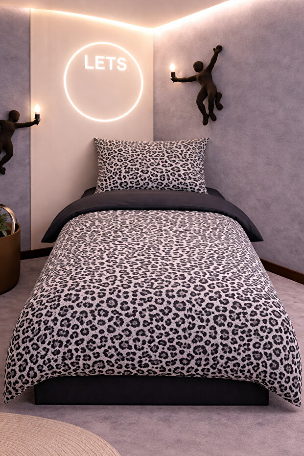 Single Patterned Duvet Cover Set |   Cotton |   Sheetless Set |