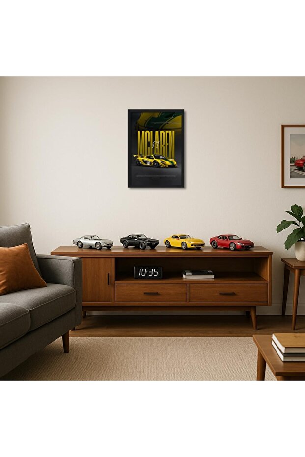 Signtouch Porsche Panamera Sedan Canvas Wall Art Outer Frame 30x40 cm