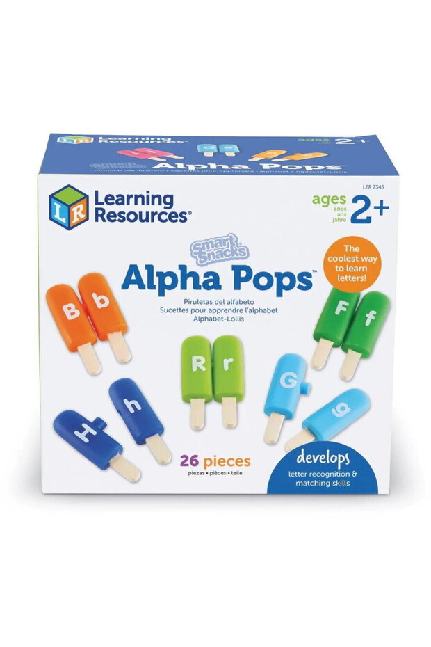 Smart Snacks Alpha Pops - Inghetatele ABC, Multicolor