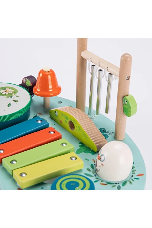 Musical Table With Multiple Activities, - 5
