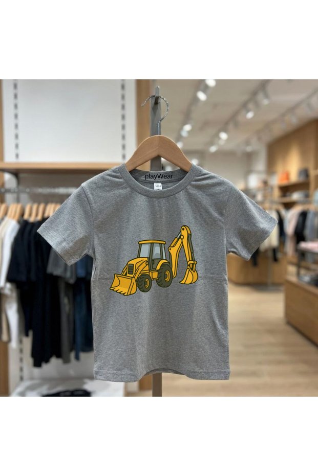 Scoop Neck Printed 100% Cotton Kids Unisex T-Shirt 5 6 -7 8-9 10 -11 12 Years Old