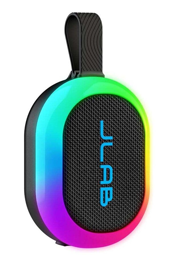 Pop Party Portable Bluetooth Speaker: IPX5 Waterproof, 8+ Hour Battery, Customizable RGB Lights, Lab