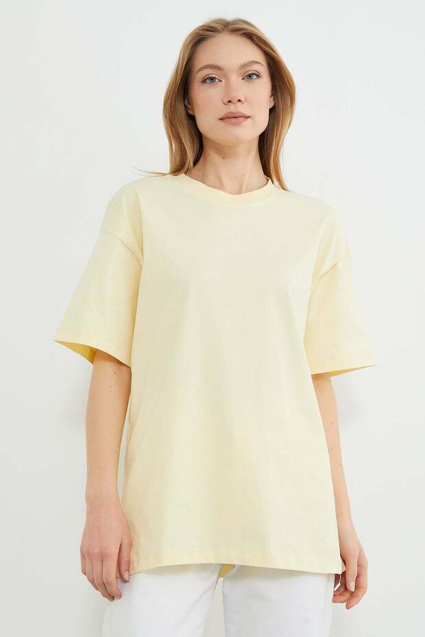 Μπλουζάκι Basic Crew Neck Oversize - 1