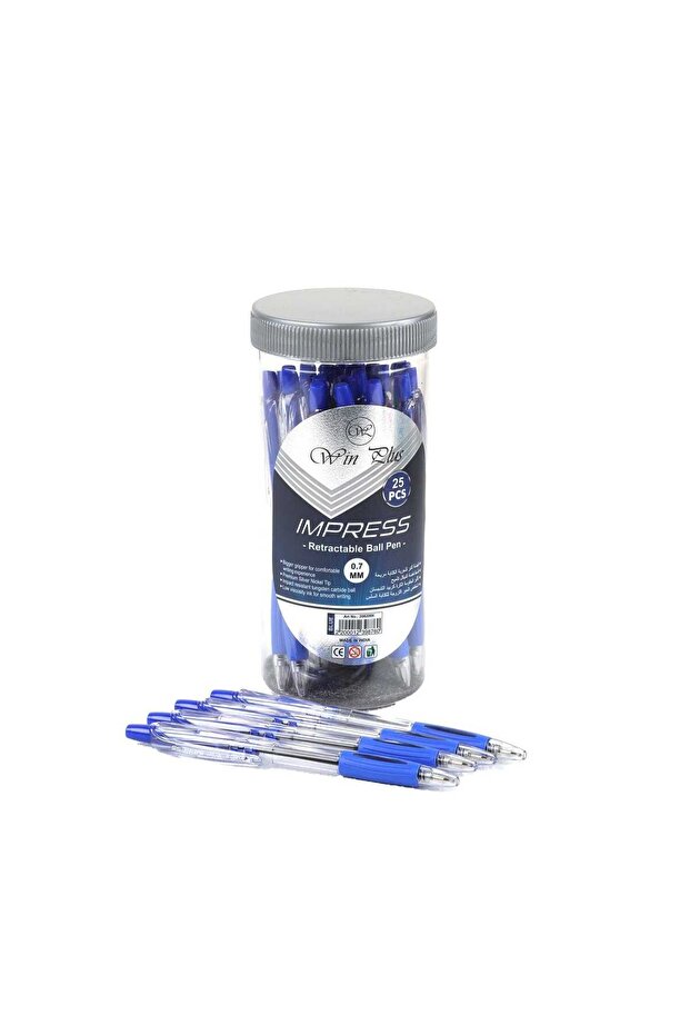 Win Plus Pen Blue Impress 0.7mm - 1