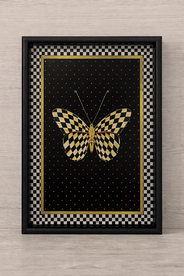 Dama Patterned Resin Surface Tray