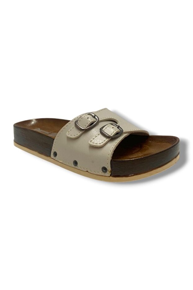 19051-26 Anatomical Double Buckle Women's Slippers