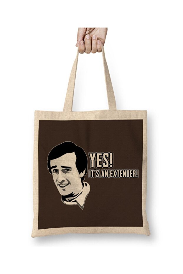 حقيبة قماش Alan Partridge Extender Quote ذات مقبض طويل