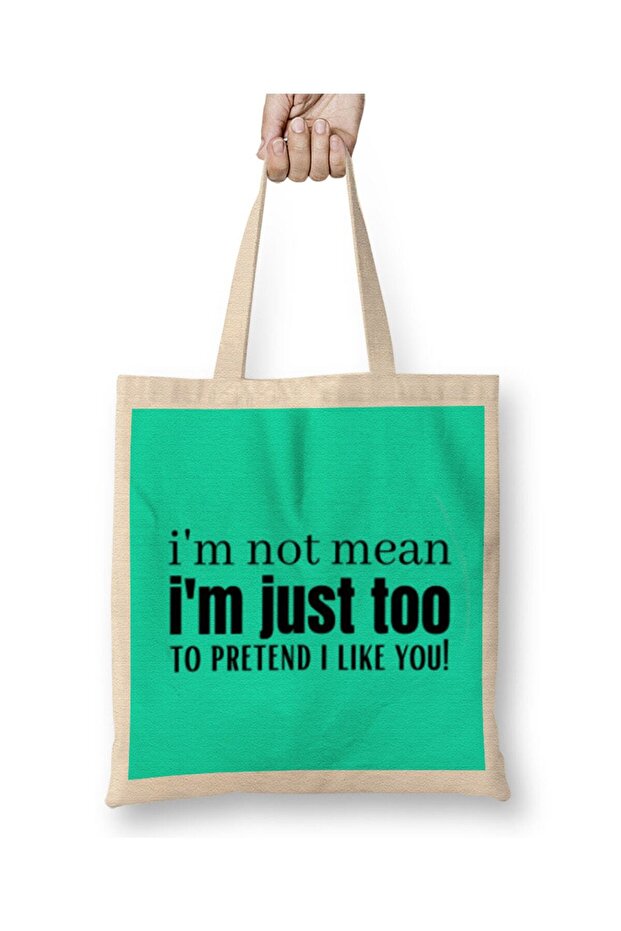 Sarcasm Funny Comment Quotes Gift - Sarcastic Women And Men Humorous Saying Cloth Bag Long Handle