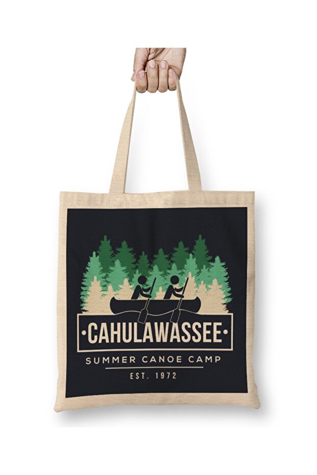 Cahulawassee Summer Canoe Club Deliverance Tote Bag Long Handle