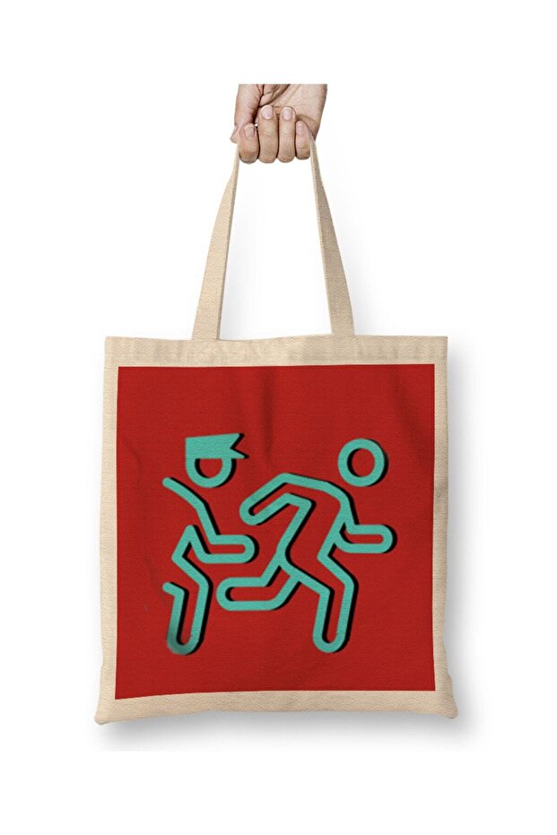 Police Gift İdea Funny Saying Quote Cloth Bag Long Handle