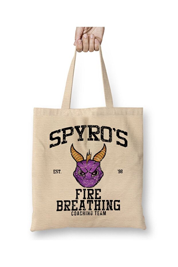 Spyro's Fire Breathing Coaching Cloth Bag Long Handle