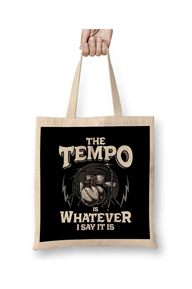 الطبال تيمبو هو كل ما أقول إنه حقيبة قماش الطبول بمقبض طويل