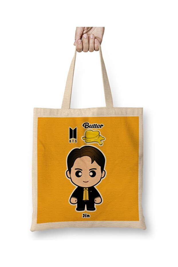 Bts Jin Butter Version in Minime Style Tote Bag Long Handle