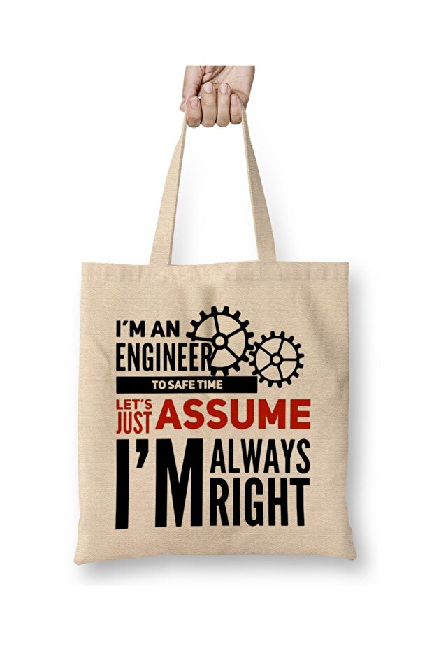 I Am An Engineer 01 Cloth Bag Long Handle