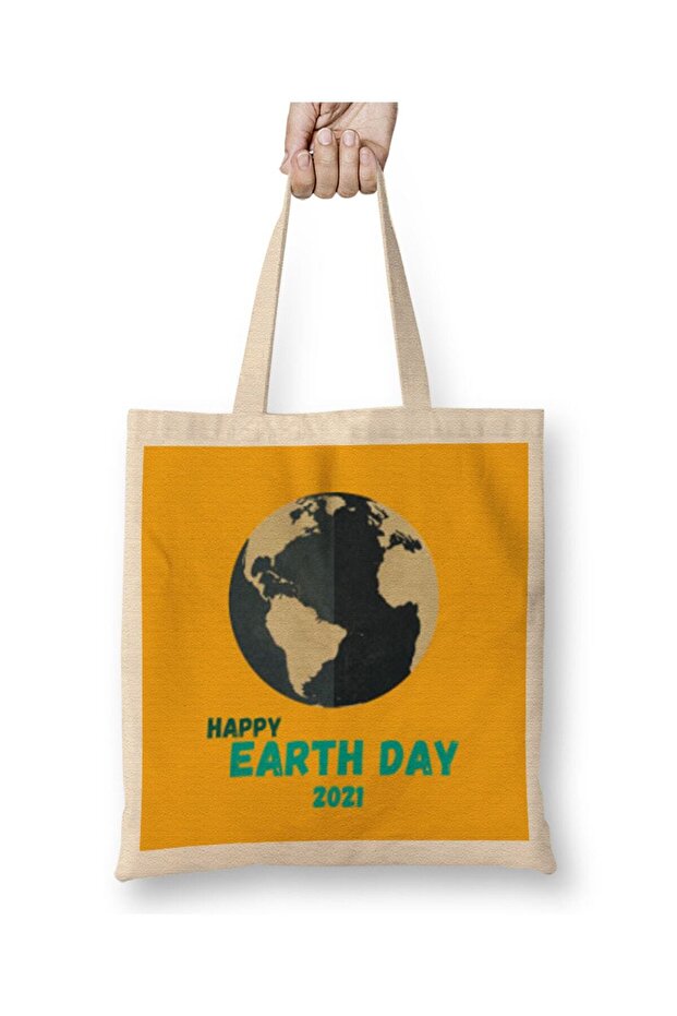 Earth Day Gifts Happy Earth Day 2021 Cloth Bag Long Handle